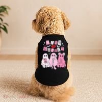 Mean Ghouls Funny Ghost Retro Scary Halloween Trick Or Treat Gift Doggie Tank thumb 2