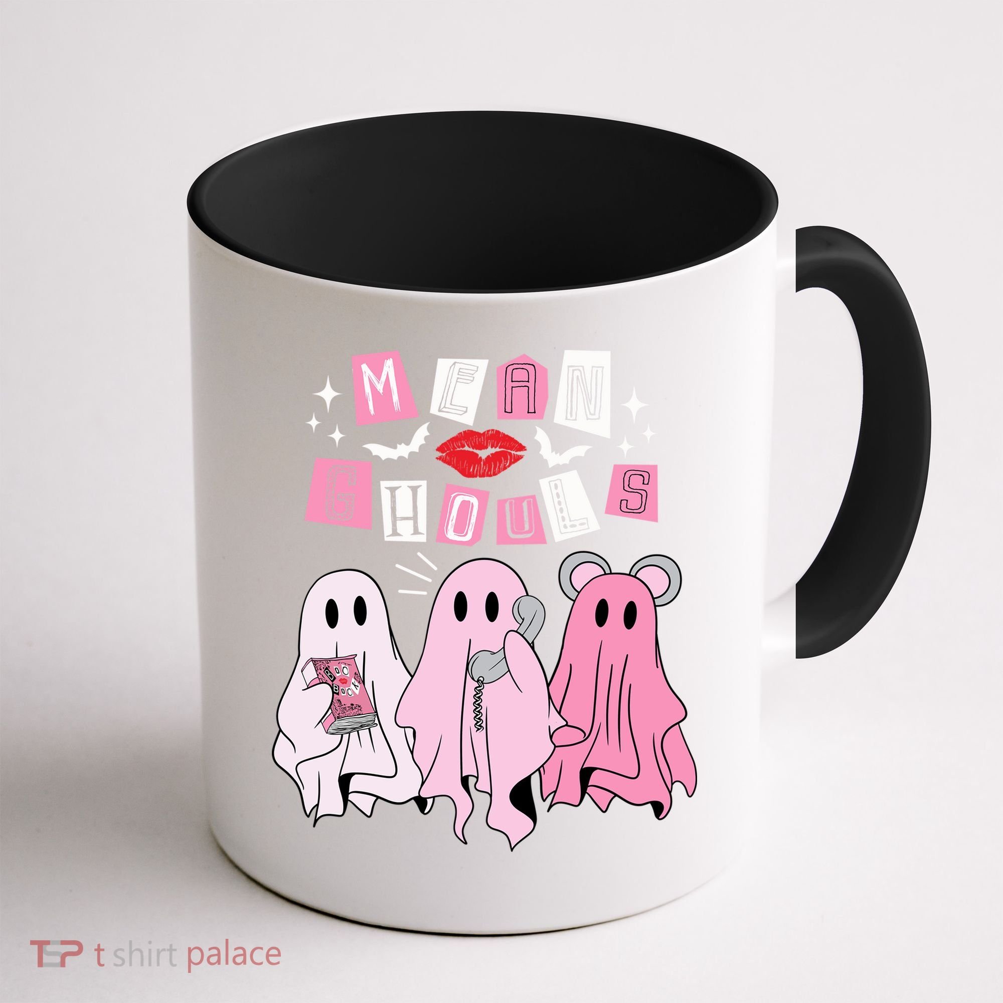 Mean Ghouls Funny Ghost Retro Scary Halloween Trick Or Treat Gift Coffee Mug