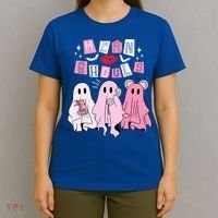 Mean Ghouls Funny Ghost Retro Scary Halloween Trick Or Treat Gift T-Shirt thumb 4