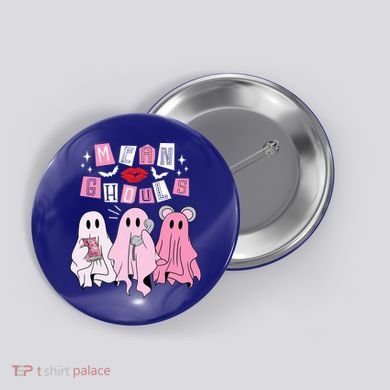 Mean Ghouls Funny Ghost Retro Scary Halloween Trick Or Treat Gift Button