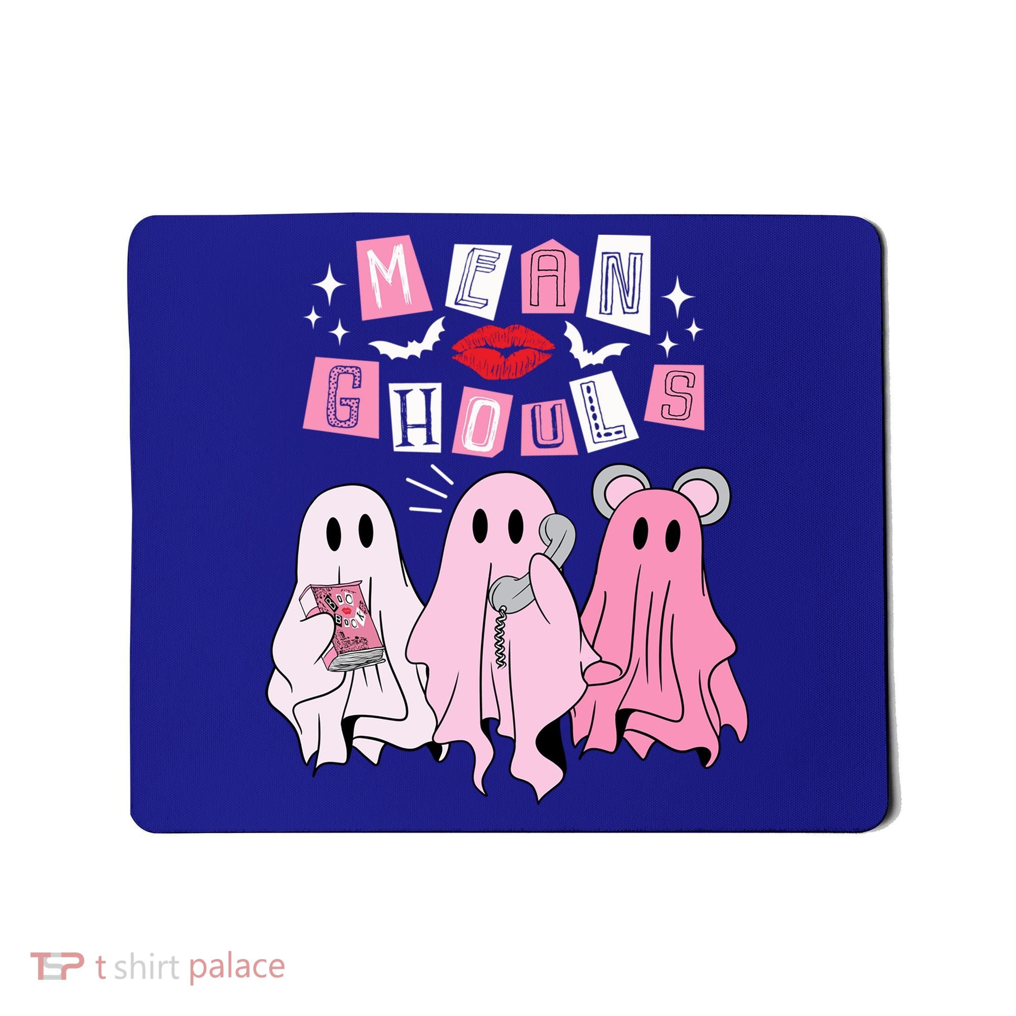 Mean Ghouls Funny Ghost Retro Scary Halloween Trick Or Treat Gift Mousepad