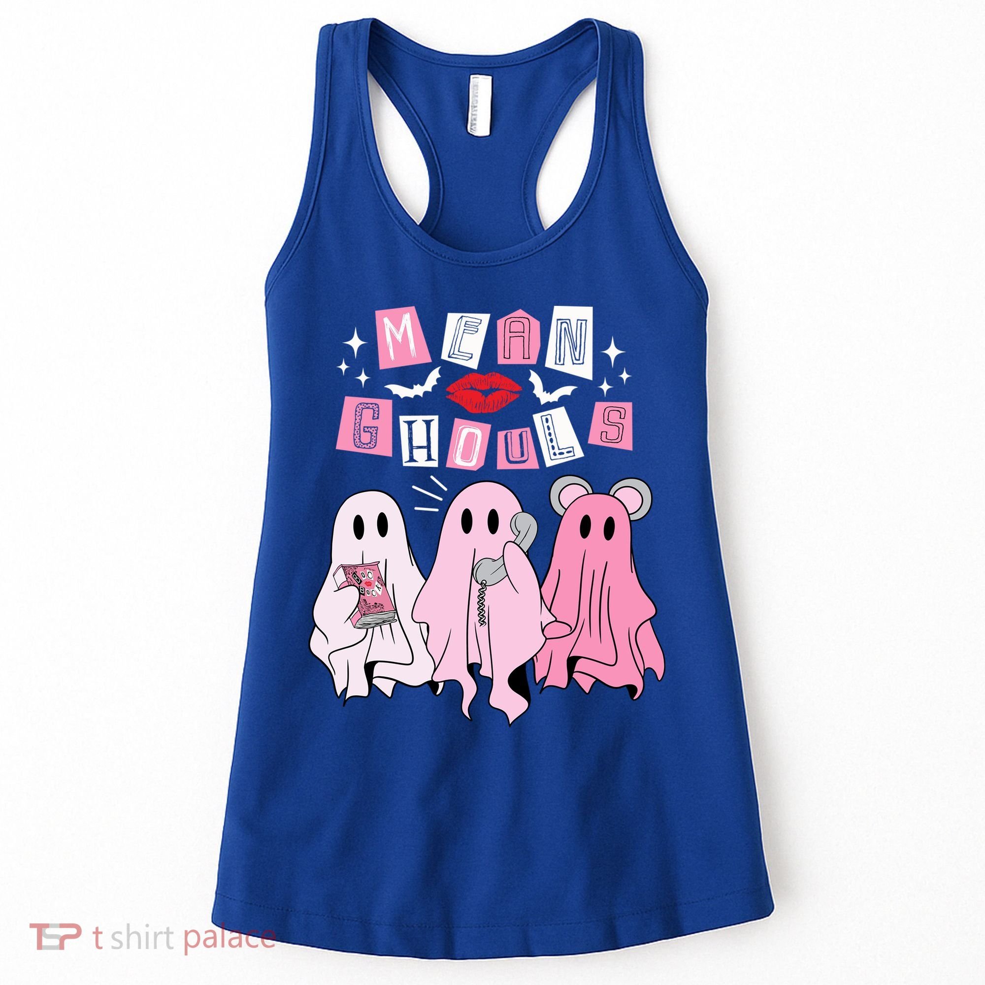 Mean Ghouls Funny Ghost Retro Scary Halloween Trick Or Treat Gift Women's Tank Top