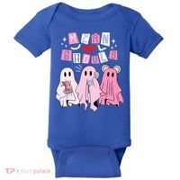 Mean Ghouls Funny Ghost Retro Scary Halloween Trick Or Treat Gift Baby Bodysuit thumb 0