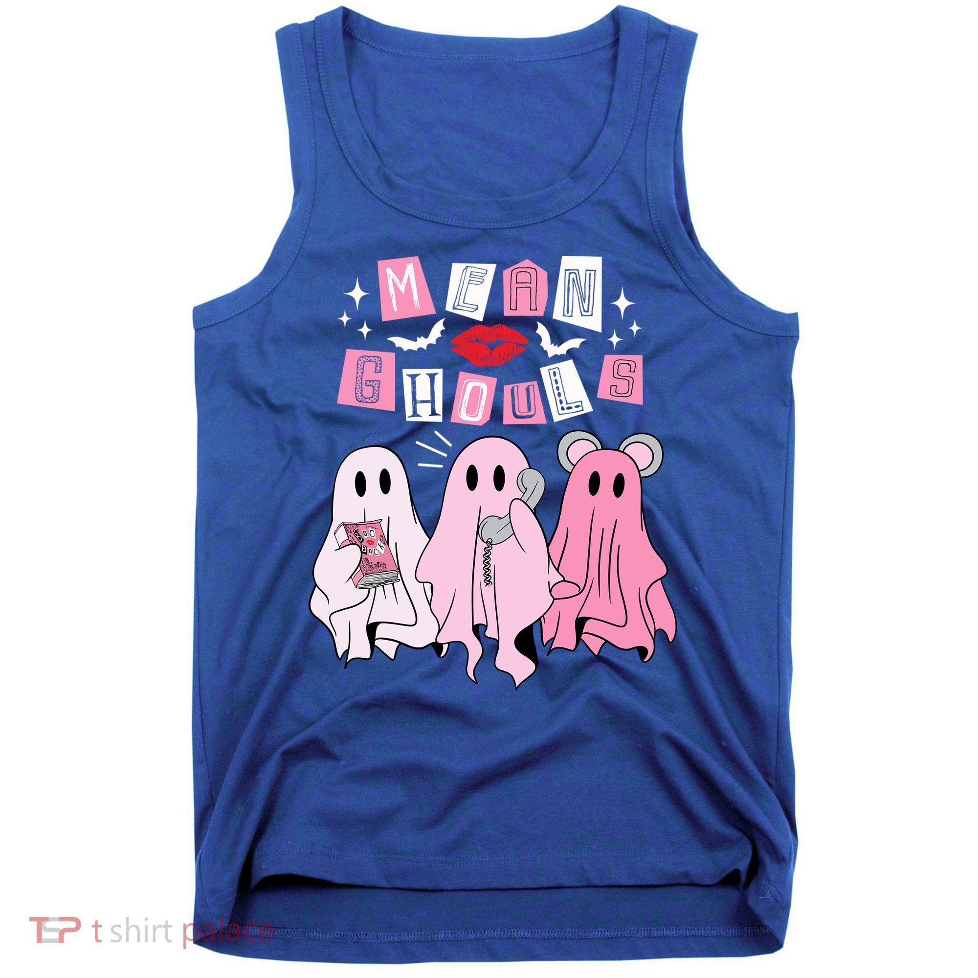 Mean Ghouls Funny Ghost Retro Scary Halloween Trick Or Treat Gift Tank Top
