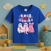 Mean Ghouls Funny Ghost Retro Scary Halloween Trick Or Treat Gift Toddler T-Shirt thumb 3