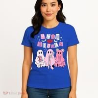 Mean Ghouls Funny Ghost Retro Scary Halloween Trick Or Treat Gift Women's T-Shirt thumb 4