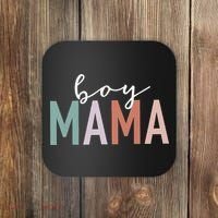 Mama Gifts For Mother Mom Of Leopard Print Coaster thumb 0