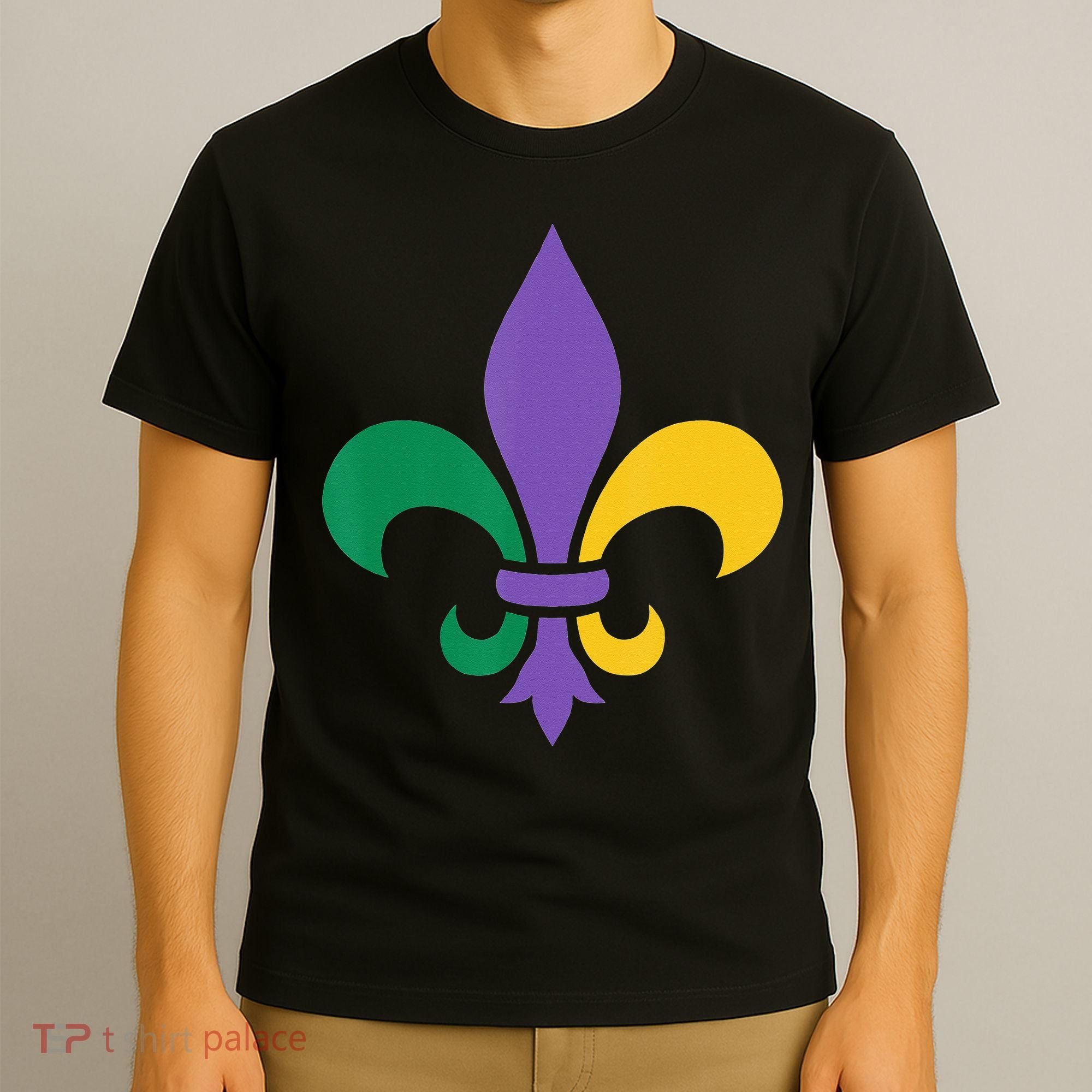Mardi Gras fleur de lis funny festival T-Shirt