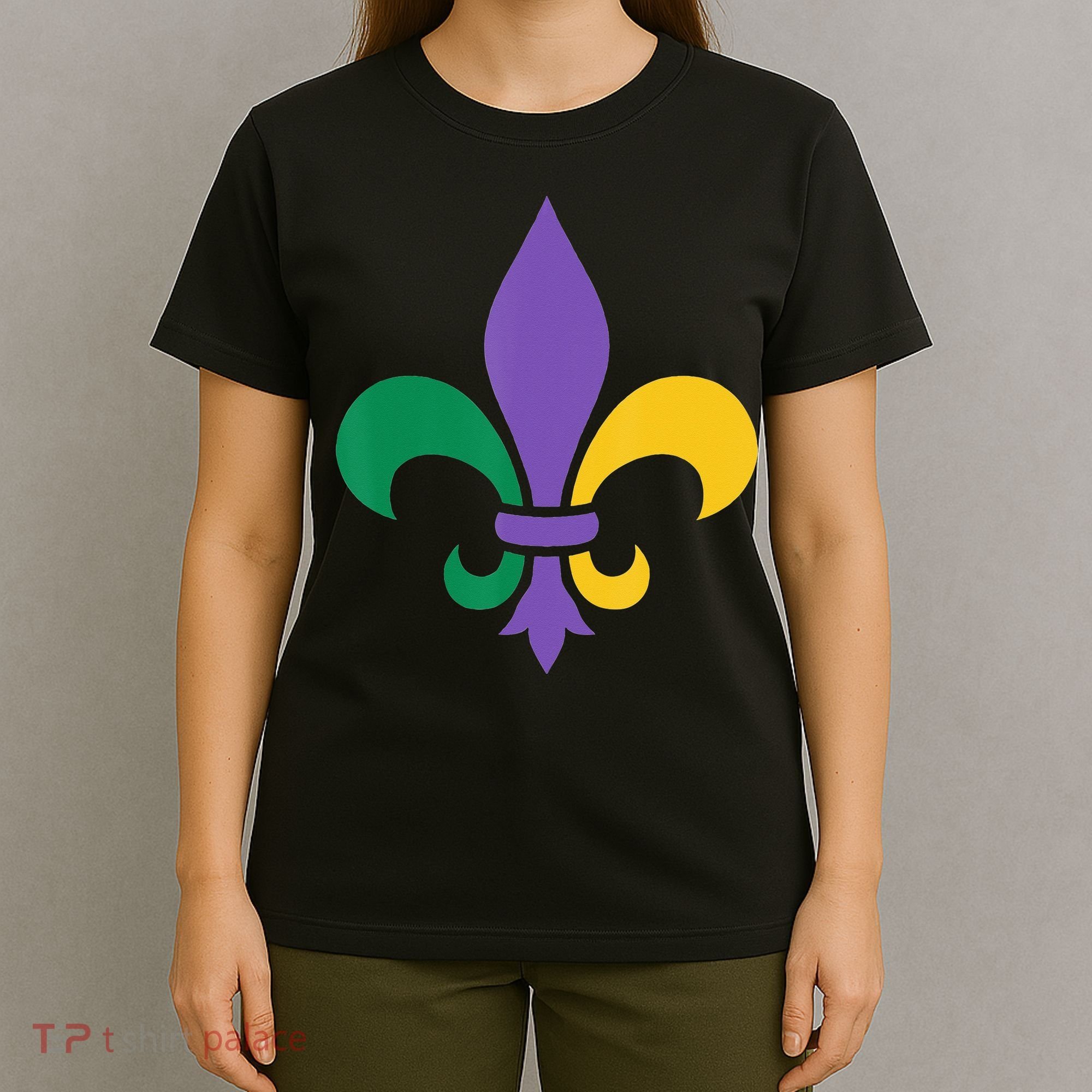 Mardi Gras fleur de lis funny festival T-Shirt