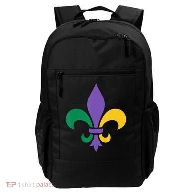 Mardi Gras fleur de lis funny festival Backpack
