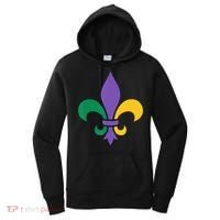 Mardi Gras fleur de lis funny festival Women's Hoodie thumb 0