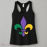 Mardi Gras fleur de lis funny festival Women's Tank Top thumb 3
