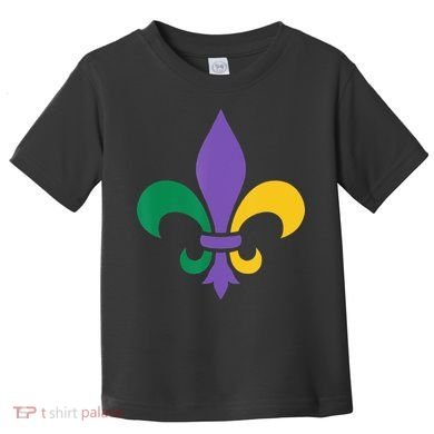 Mardi Gras fleur de lis funny festival Toddler T-Shirt