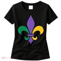 Mardi Gras fleur de lis funny festival Women's T-Shirt thumb 0