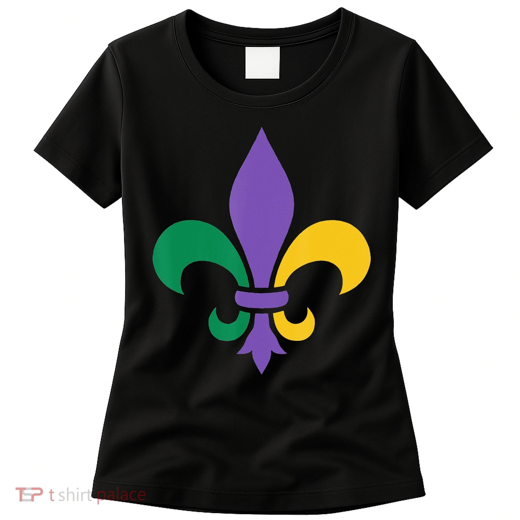 Mardi Gras fleur de lis funny festival Women's T-Shirt