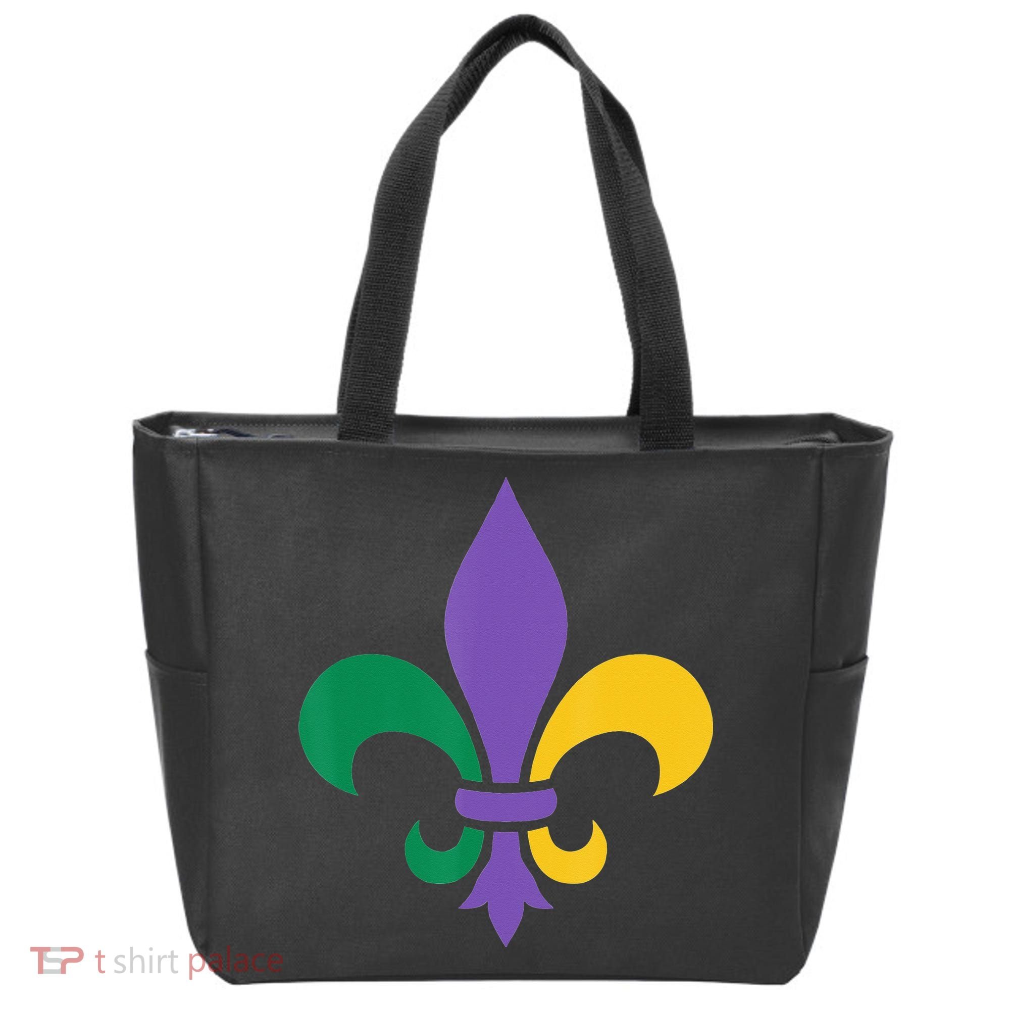 Mardi Gras fleur de lis funny festival Tote Bag