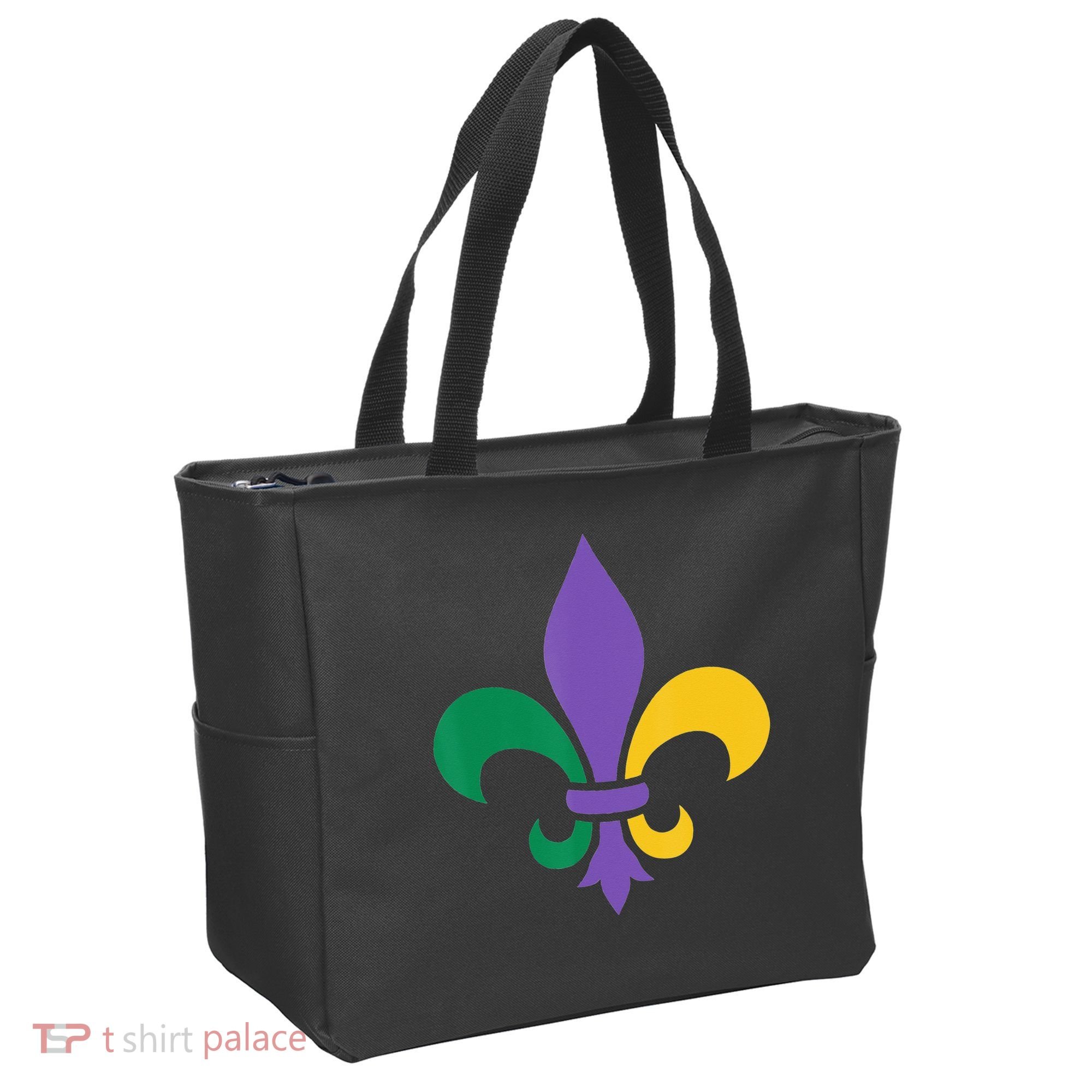 Mardi Gras fleur de lis funny festival Tote Bag