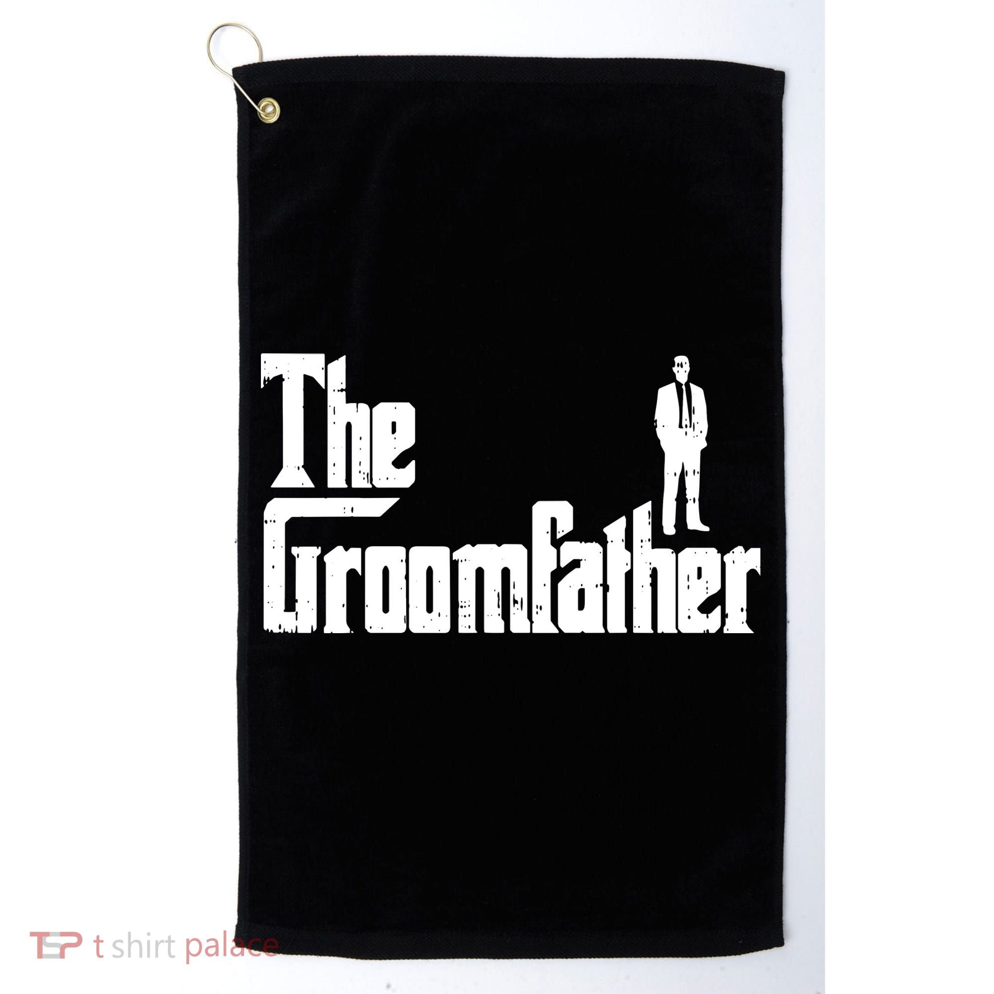 Mens Groom Father Funny Wedding Party Rehearsal Dinner Dad Gift Golf Towel
