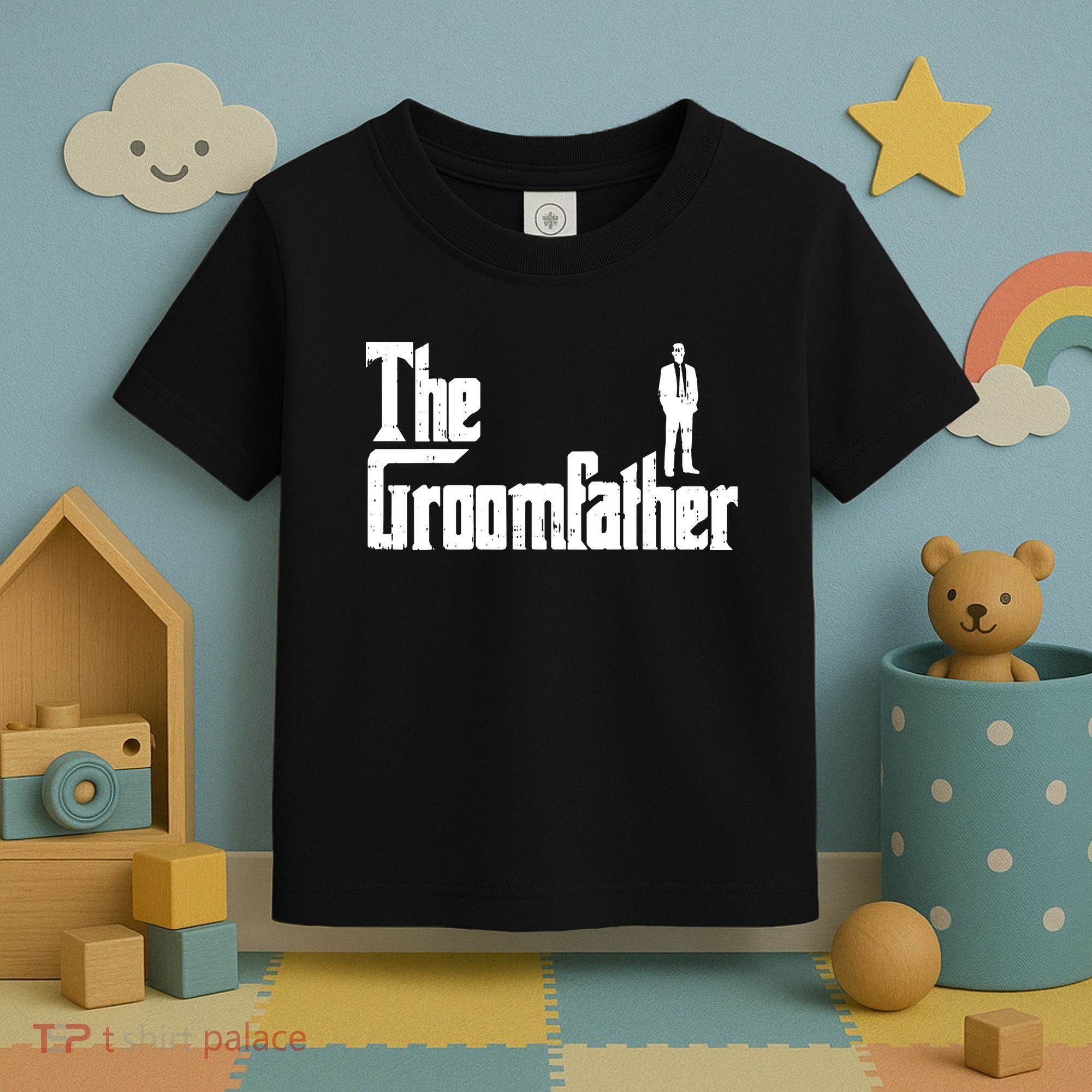 Mens Groom Father Funny Wedding Party Rehearsal Dinner Dad Gift Toddler T-Shirt