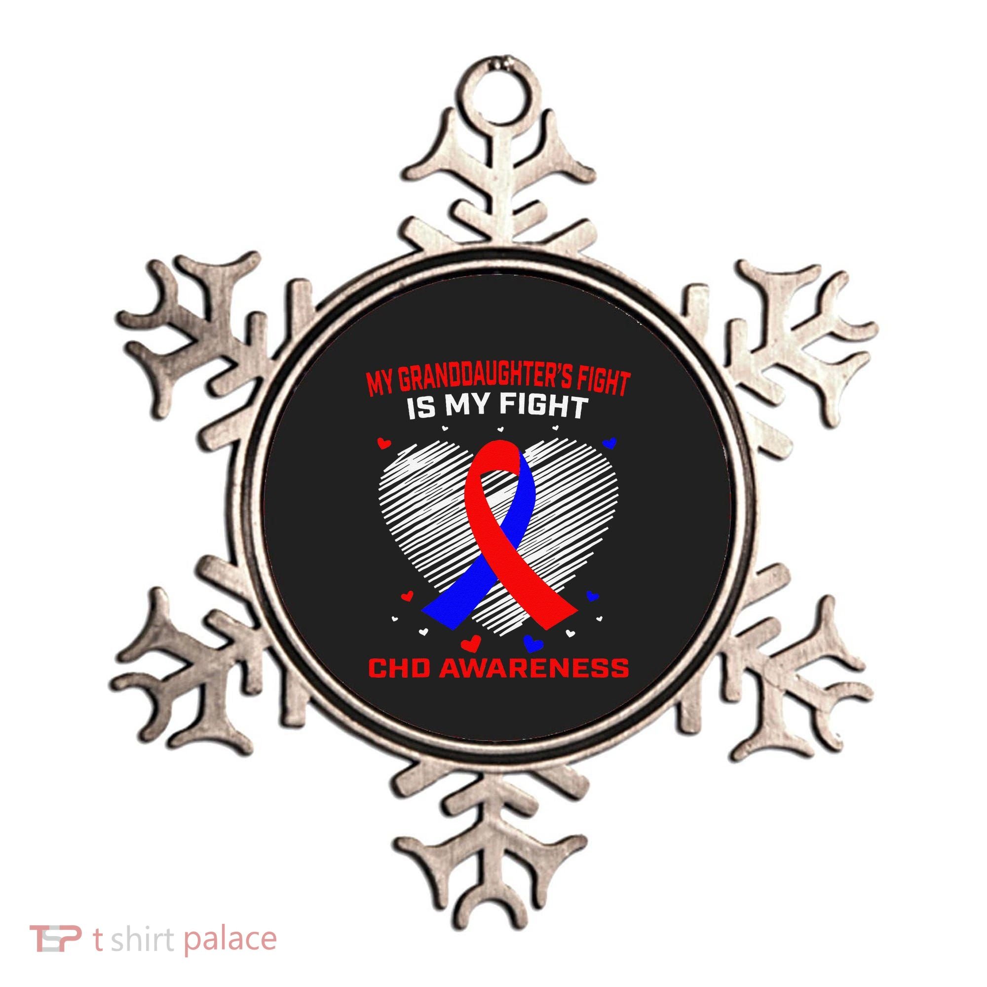 My Granddaughters Fight Is My Fight Chd Awareness Products Gift Ornament