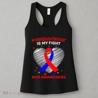 My Granddaughters Fight Is My Fight Chd Awareness Products Gift Women's Tank Top thumb 3