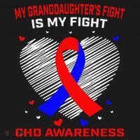 My Granddaughters Fight Is My Fight Chd Awareness Products Gift Baby Bodysuit thumb 2