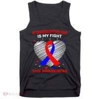 My Granddaughters Fight Is My Fight Chd Awareness Products Gift Tank Top thumb 0