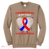 My Granddaughters Fight Is My Fight Chd Awareness Products Gift Sweatshirt thumb 0