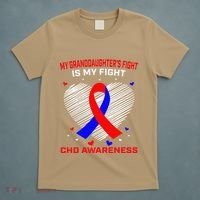 My Granddaughters Fight Is My Fight Chd Awareness Products Gift T-Shirt thumb 5