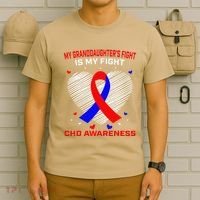 My Granddaughters Fight Is My Fight Chd Awareness Products Gift T-Shirt thumb 6