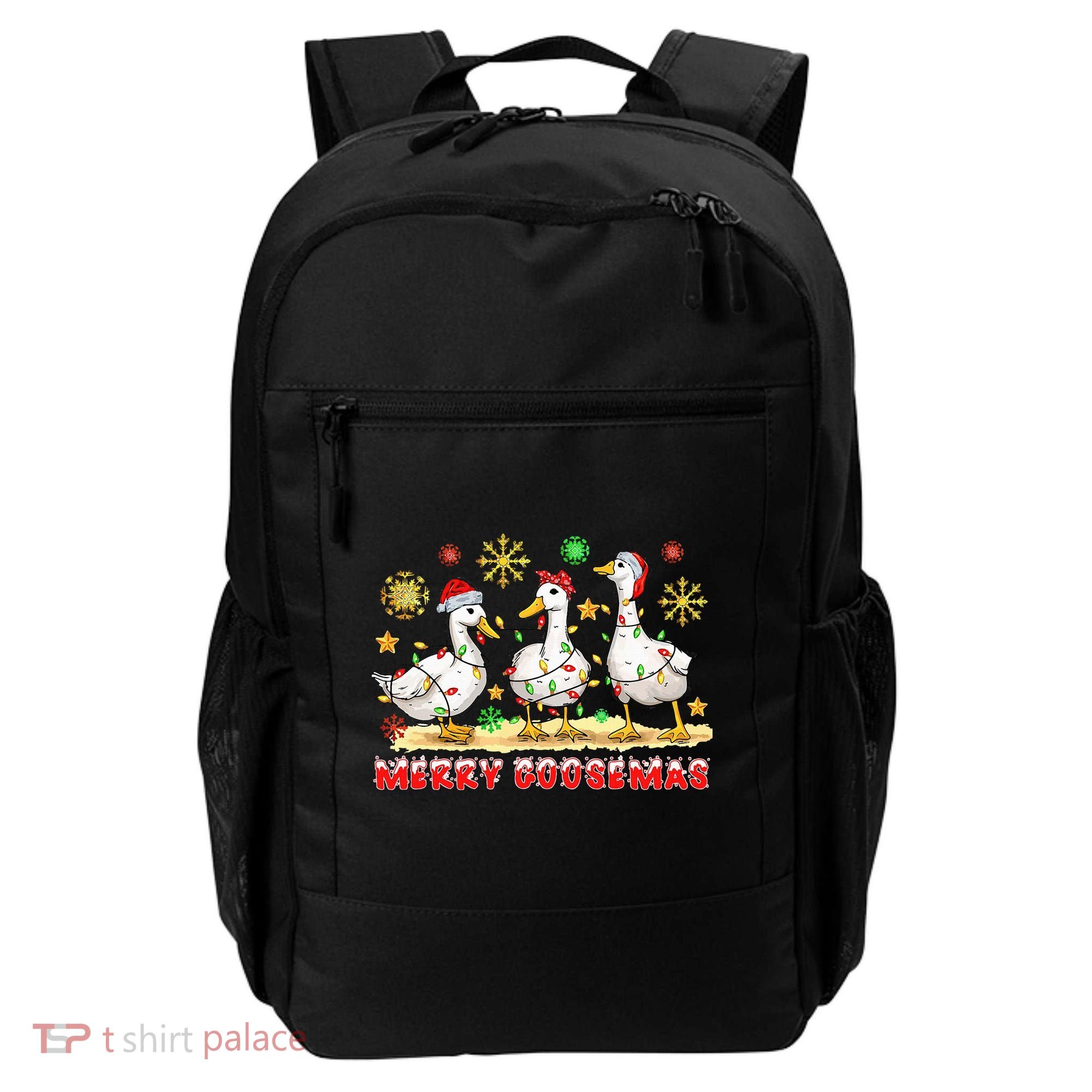 Merry Goosemas Funny Christmas Duck Silly Goose Memes Backpack