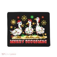 Merry Goosemas Funny Christmas Duck Silly Goose Memes Mousepad thumb 0