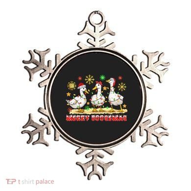 Merry Goosemas Funny Christmas Duck Silly Goose Memes Ornament