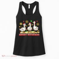Merry Goosemas Funny Christmas Duck Silly Goose Memes Women's Tank Top thumb 0