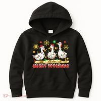 Merry Goosemas Funny Christmas Duck Silly Goose Memes Kids Hoodie thumb 0
