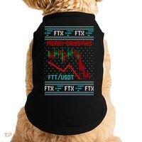 Merry Gainsmas FTX Crypto Cryptocurrency Funny Christmas Ugly Sweater Doggie Tank thumb 0