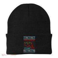 Merry Gainsmas FTX Crypto Cryptocurrency Funny Christmas Ugly Sweater Beanie thumb 0