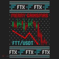 Merry Gainsmas FTX Crypto Cryptocurrency Funny Christmas Ugly Sweater Tumbler thumb 3