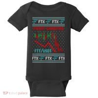 Merry Gainsmas FTX Crypto Cryptocurrency Funny Christmas Ugly Sweater Baby Bodysuit thumb 0