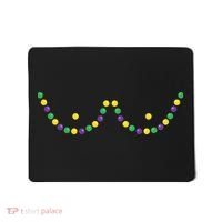Mardi Gras Funny Beads Boobs Outline Gift Mousepad thumb 0