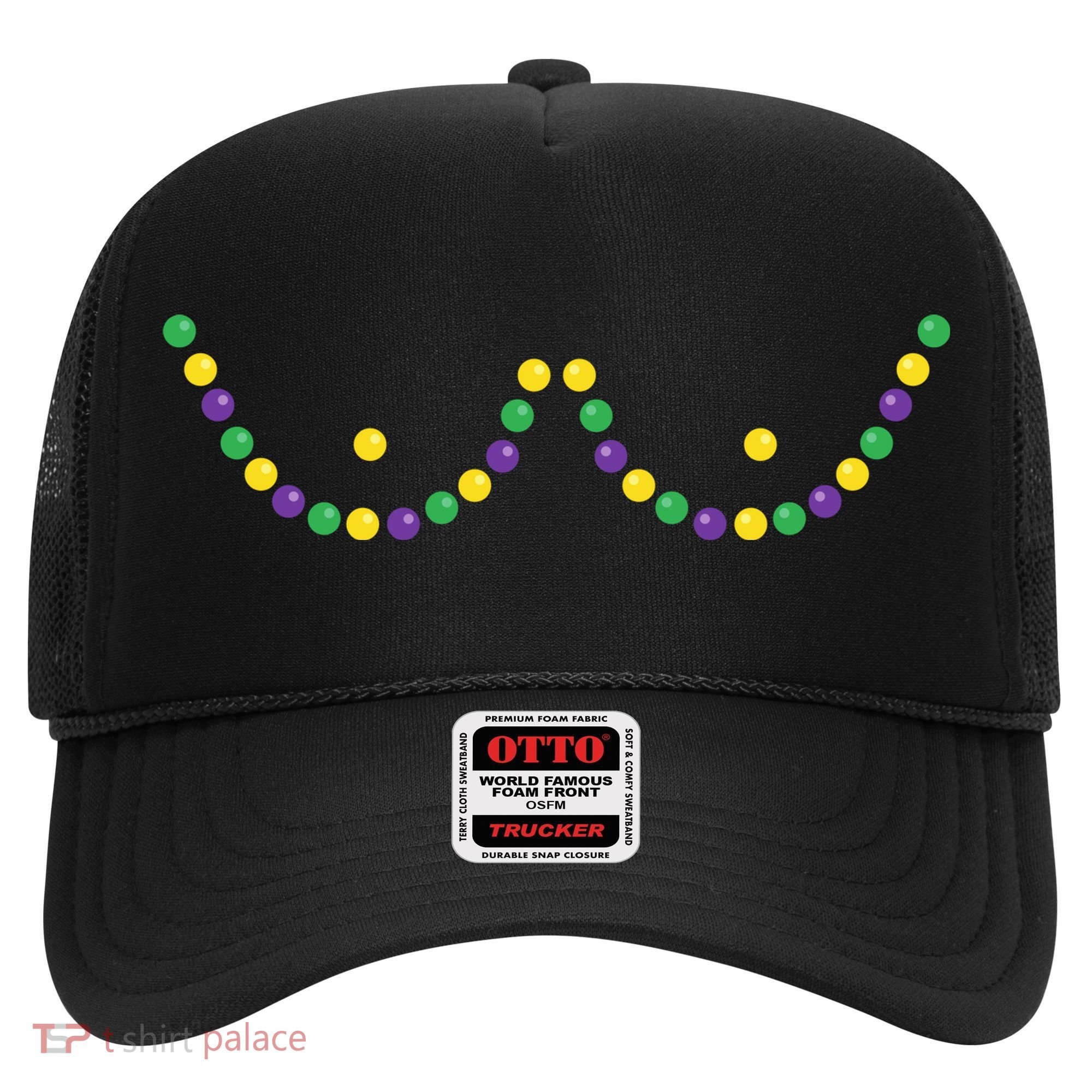 Mardi Gras Funny Beads Boobs Outline Gift Hat