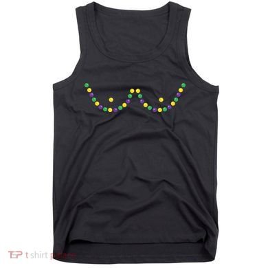 Mardi Gras Funny Beads Boobs Outline Gift Tank Top