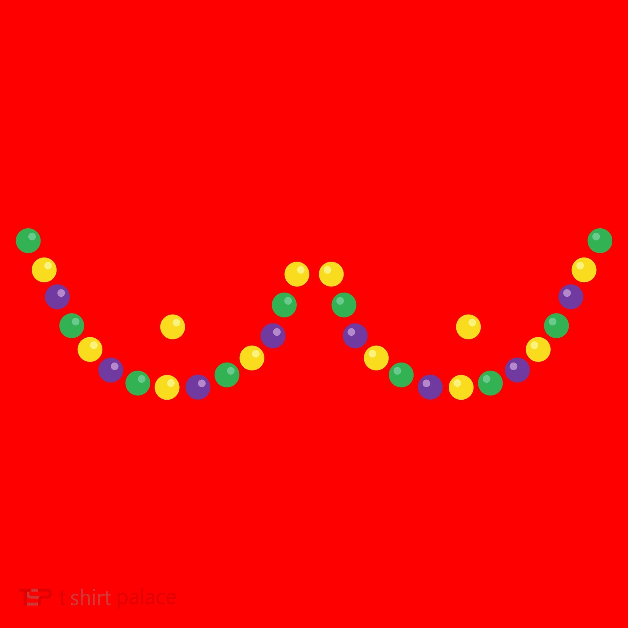 Mardi Gras Funny Beads Boobs Outline Gift Santa Hat