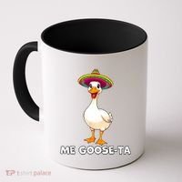 Me Gooseta Funny Goose Mexican Hat Me Gusta Spanish Puns Coffee Mug thumb 0