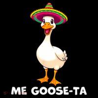 Me Gooseta Funny Goose Mexican Hat Me Gusta Spanish Puns Coffee Mug thumb 5