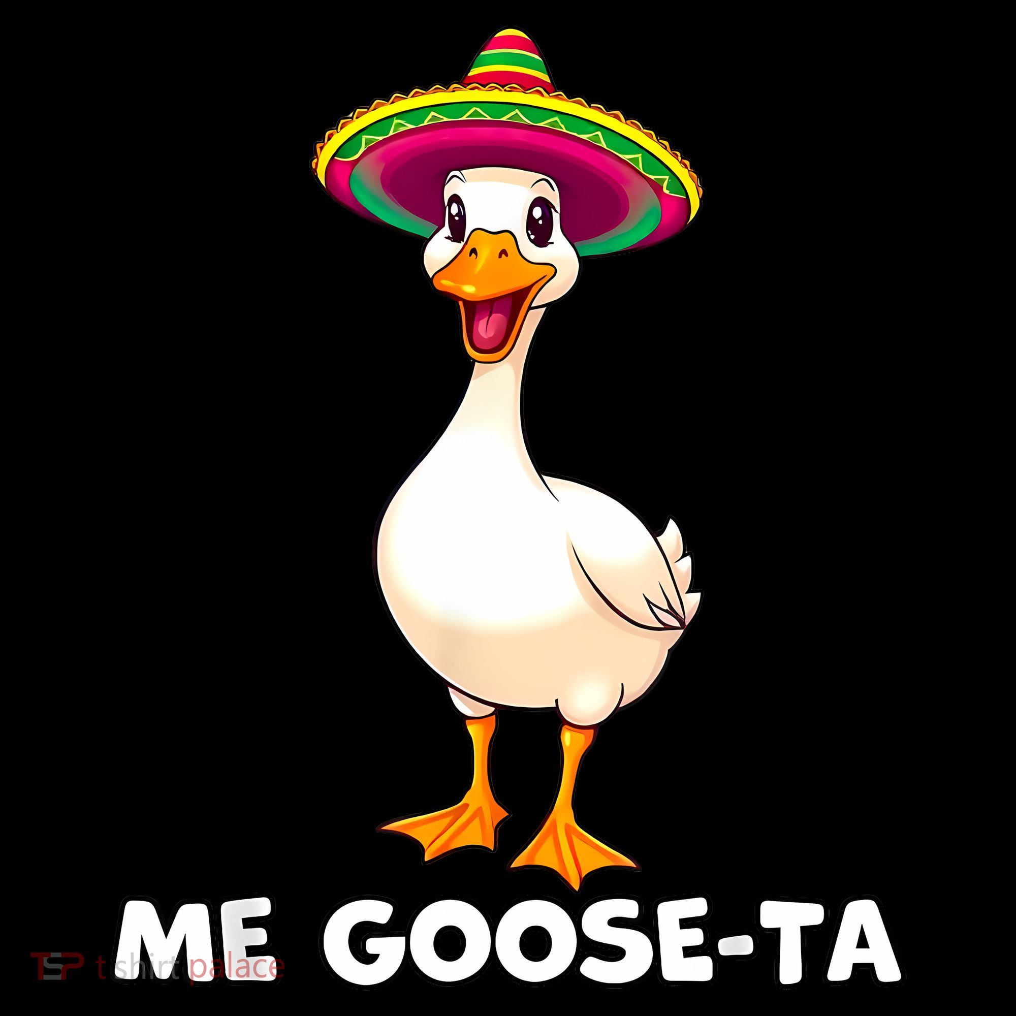 Me Gooseta Funny Goose Mexican Hat Me Gusta Spanish Puns Coffee Mug