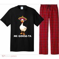 Me Gooseta Funny Goose Mexican Hat Me Gusta Spanish Puns Pajama Set thumb 0
