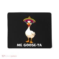 Me Gooseta Funny Goose Mexican Hat Me Gusta Spanish Puns Mousepad thumb 0