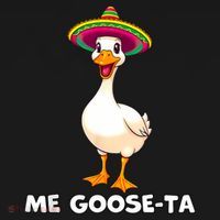 Me Gooseta Funny Goose Mexican Hat Me Gusta Spanish Puns Women's Tank Top thumb 5