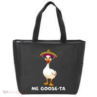 Me Gooseta Funny Goose Mexican Hat Me Gusta Spanish Puns Tote Bag thumb 0